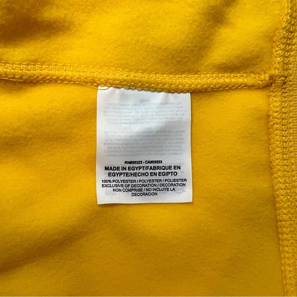 NEW Custom Nike Mens Large Lakers LA Hands Yellow Therma Hoodie Dri-Fit Pullover - Picture 6 of 6
